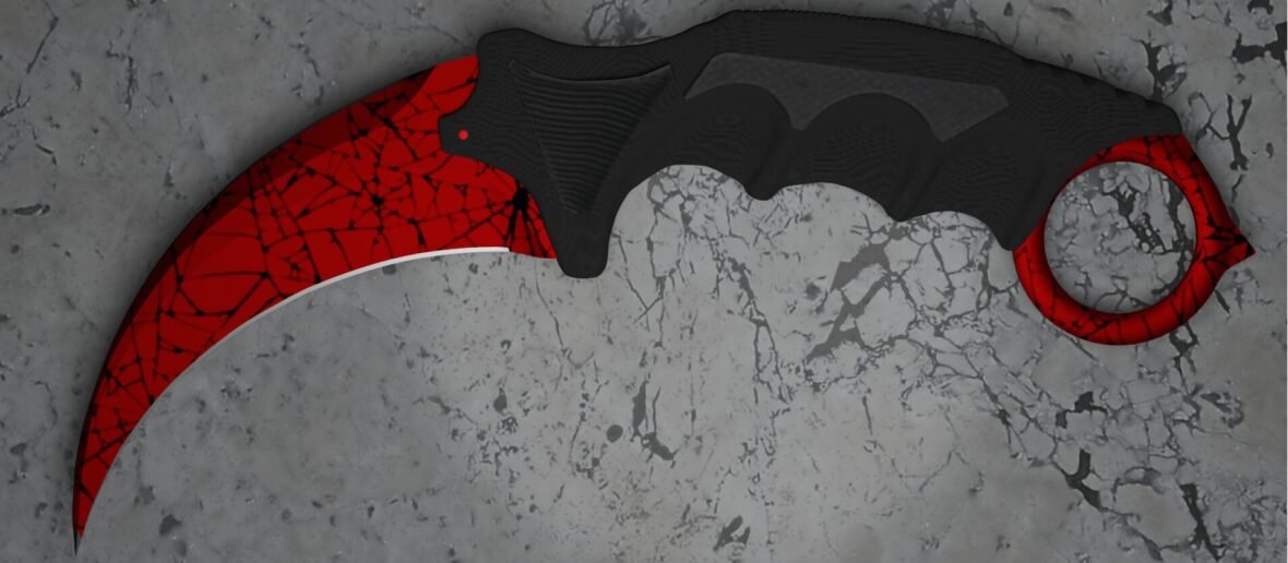 Karambit Crimson Web Banner